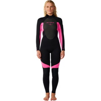 Dame Omega 5/4mm Back Zip V&aring;ddragt